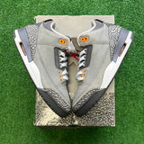 Jordan Cool Grey 3s Size 8