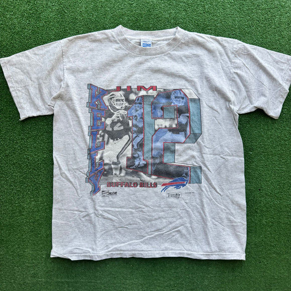 Vintage Buffalo Bills Jim Kelly Tee Size L