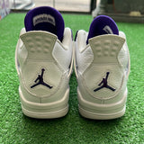 Jordan Metallic Purple 4s Size 6Y