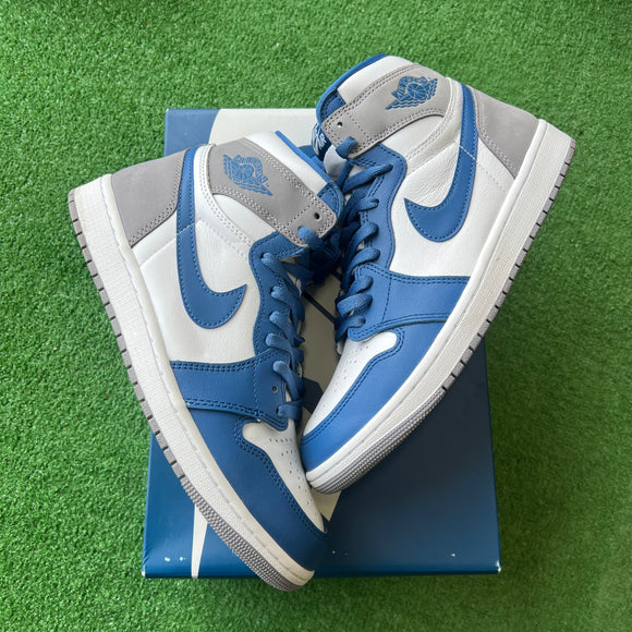 Jordan True Blue 1s Size 10