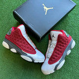 Jordan Red Flint 13s Size 7Y