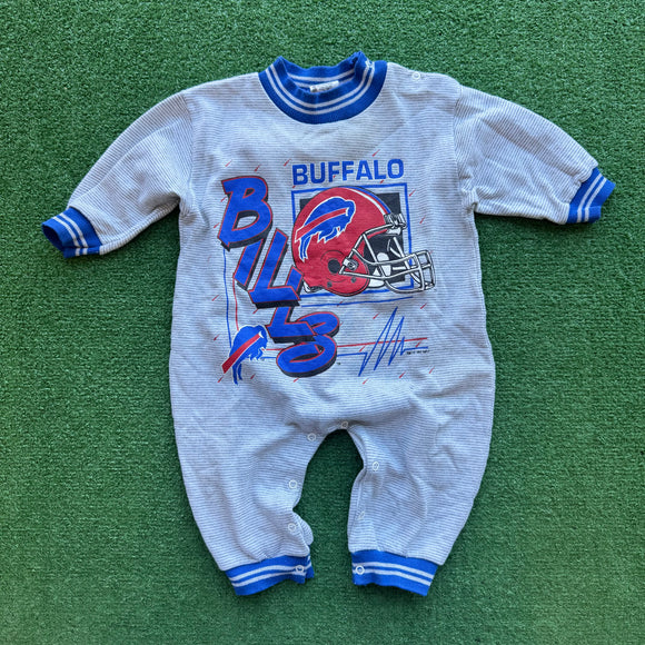 Vintage Buffalo Bills Baby Onesie Size 18 Months