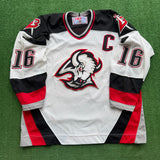 Vintage Buffalo Sabres Pat LaFontaine Jersey Size XL