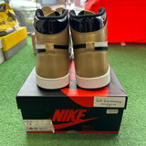 Jordan Patent Gold Toe 1s Size 12