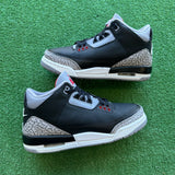 Jordan Black Cement 3s Size 6.5Y