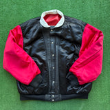 Vintage Buffalo Bills Jeff Hamilton Leather Jacket Size XL