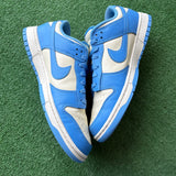 Nike University Blue Low Dunks Size 11.5