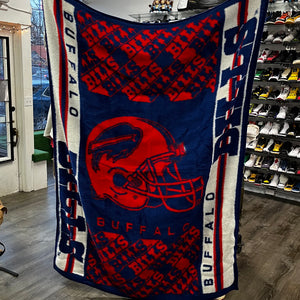 Vintage Buffalo Bills Throw Blanket