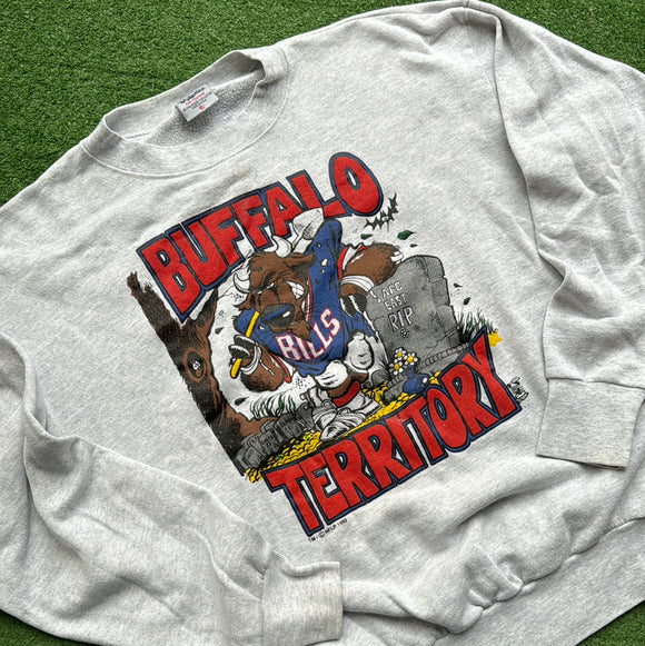 Vintage Buffalo Bills Terrority Crewneck Size XL