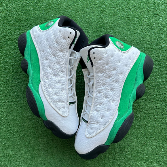 Jordan Lucky Green 13s Size 10