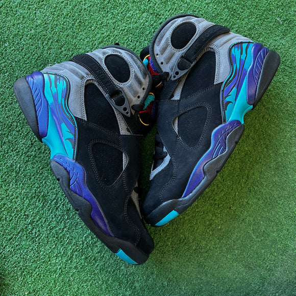 Jordan Aqua 8s Size 10