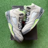 Jordan Green Bean 5s Size 7Y