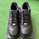 Nike Supreme Black Air Force 1s Size 10