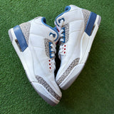 Jordan True Blue 3s Size