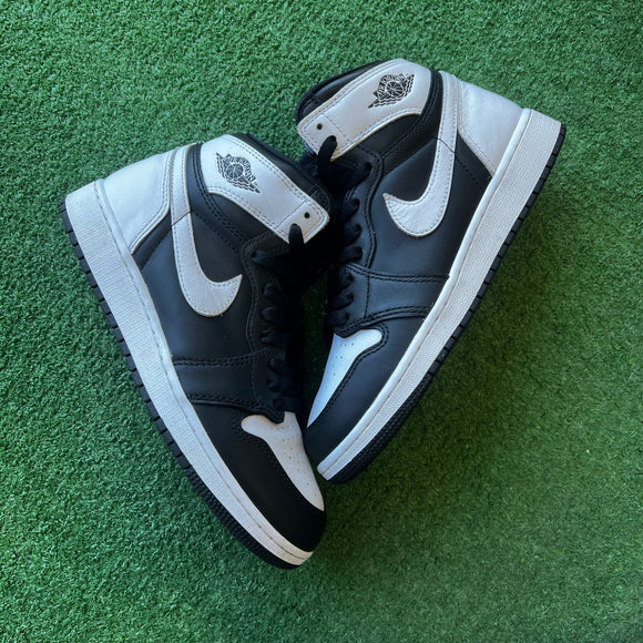 Jordan Black White 1s Size 5.5Y