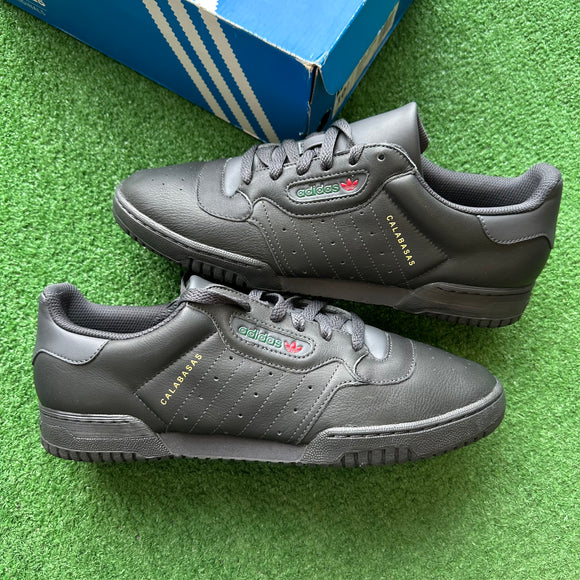 Yeezy Calabasas Core Black Powerphase Size 10.5