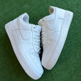 Nike White Air Force 1s Size 10.5