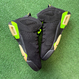 Jordan Electric Green 6s Size 7Y