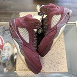 Jordan Burgundy 5s Size 12