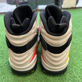 Jordan White Multicolor 8s Size 12
