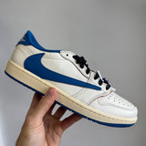 Jordan Fragment Travis Scott Sail Military Blue Low 1s Size 10.5