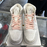 Jordan Light Iron Ore Mid 1s Size 8W/6.5M