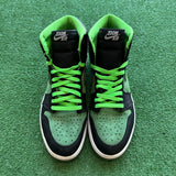 Jordan Zoom Zen Green 1s Size 10