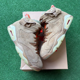 Jordan Travis Scott British Khaki 6s Size 10.5