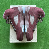 Jordan Burgundy 5s Size 5Y