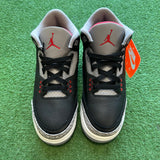 Jordan Black Cement 3s Size 5.5Y