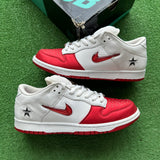 Nike Supreme Red Jewel Swoosh Low SB Size 11.5
