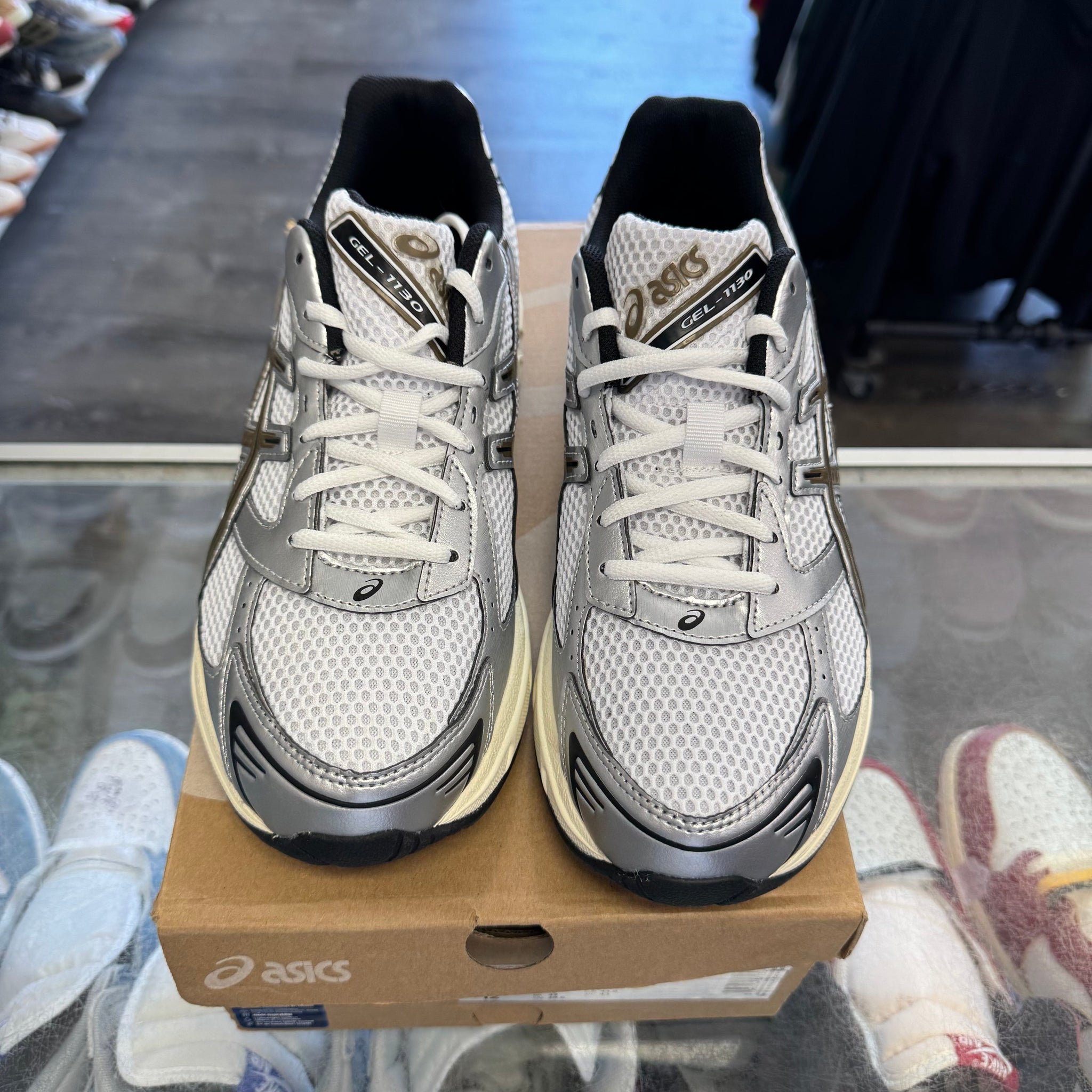 ASICS White Clay Canyon Gel 1130s Size 10.5 – My Cuzin Vintage