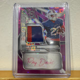 Buffalo Bills Ray Davis Autographed Jersey Patch Numbered Card