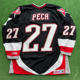 Vintage Buffalo Sabres Peca Jersey Size XL