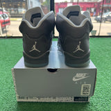 Jordan Wolf Grey 5s Size 6.5Y