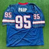 Vintage Buffalo Bills Bryce Paup Reversible Jersey Size XXL