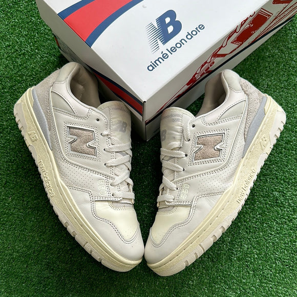 New Balance ALD White Leather 550s Size 9