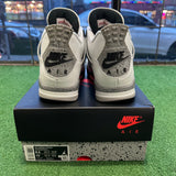 Jordan White Cement 4s Size 8.5