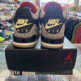 Jordan 2017 Black Cement 3s Size 12
