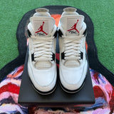Jordan White Cement 4s Size 8