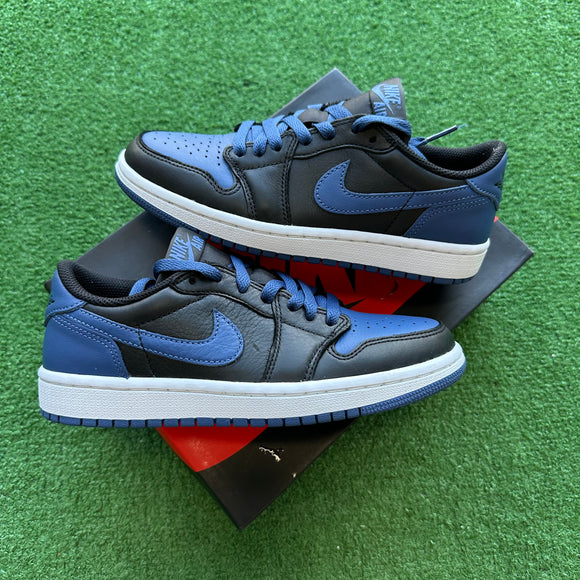 Jordan Mystic Navy Low 1s Size 6.5W/5M