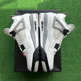 Jordan White Cement 4s Size 8