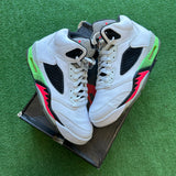 Jordan Poison Green 5s Size 9