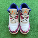 Jordan Barley Grape 3s Size 7Y