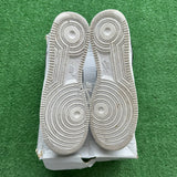 Nike White Black Swoosh Air Force 1s Size 11