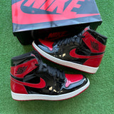 Jordan Patent Bred 1s Size 10