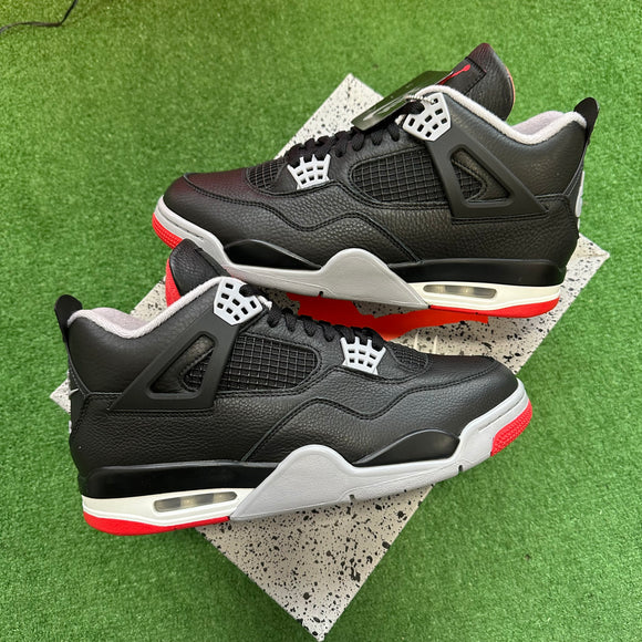 Jordan Reimagined Bred 4s Size 10 – My Cuzin Vintage - Main Image