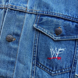 Vintage WWF Stone Cold Jean Jacket Size XL