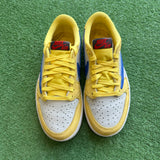 Jordan Travis Scott Canary Yellow Low 1s Size 5.5W/4M