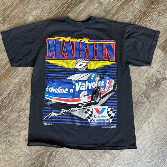 Vintage NASCAR Mark Martin Tee Size L